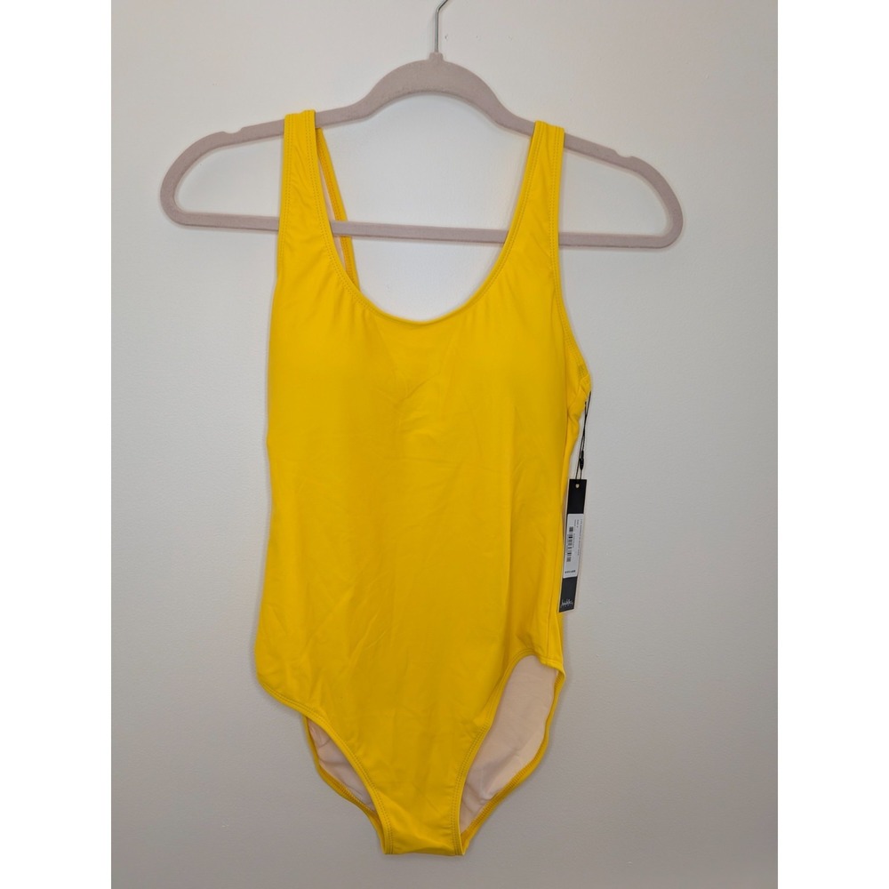 Nicole Miller Studio Womens Small Sunstruck Racerback Swimsuit Pool Party